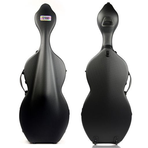 Bam Hightech Shamrock Cello Case 3.9KG With Wheels-Orchestral Strings-Bam-Black-Logans Pianos