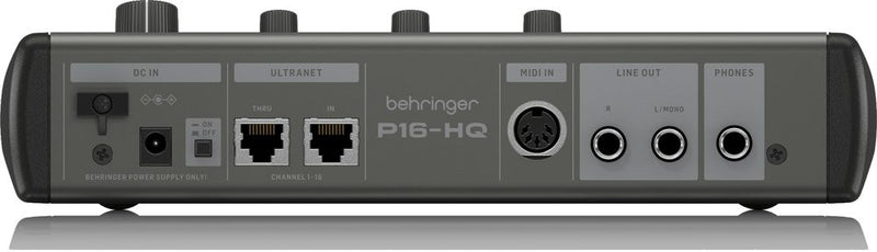 Behringer P16-HQ POWERPLAY 16-Channel Personal Monitoring Mixer-Live Sound & Recording-Behringer-Logans Pianos