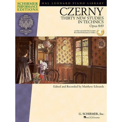 Czerny - Thirty New Studies in Technics, Op. 849-Sheet Music-G. Schirmer Inc.-Logans Pianos