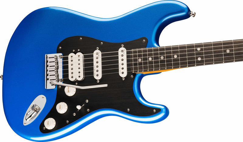 Fender American Ultra II Stratocaster HSS Electric Guitar-Guitar & Bass-Fender-Ebony-Noble Blue-Logans Pianos