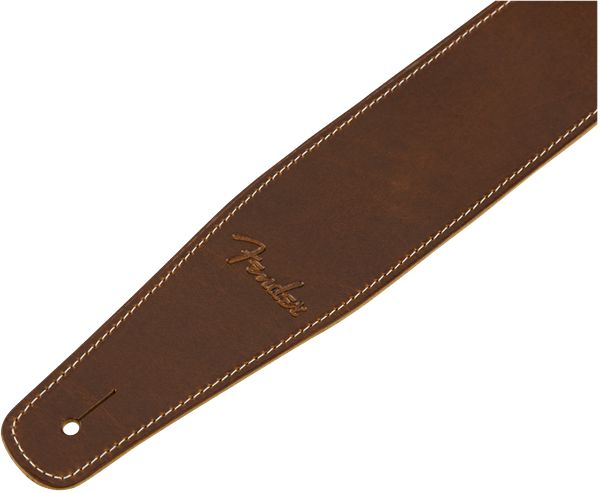 Fender Broken-In Leather Guitar Strap-Guitar & Bass-Fender-Brown-Logans Pianos