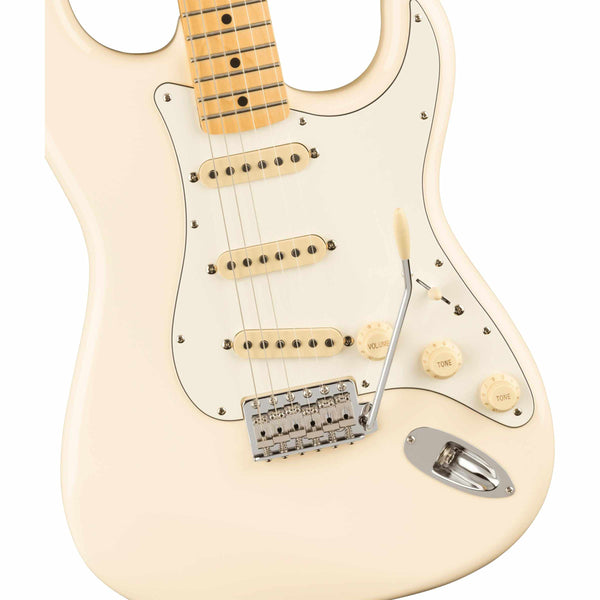 Fender JV Modified '60s Stratocaster Electric Guitar + BONUS HARD CASE-Guitar & Bass-Fender-Olympic White-Logans Pianos