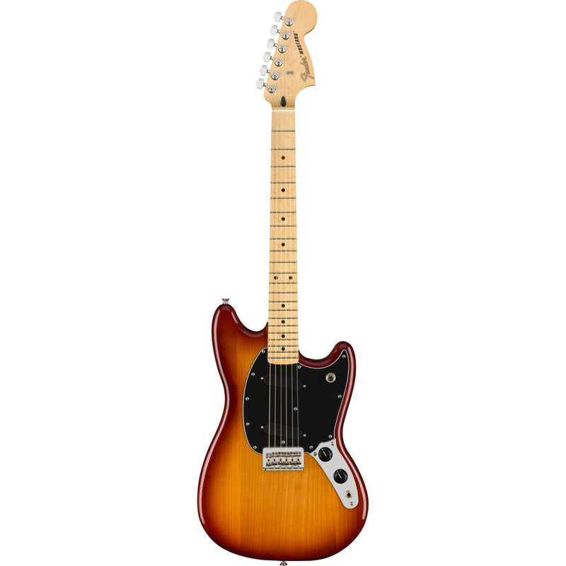 Fender Player Mustang Electric Guitar + BONUS HARD CASE-Guitar & Bass-Fender-Maple-Sienna Burst-Logans Pianos