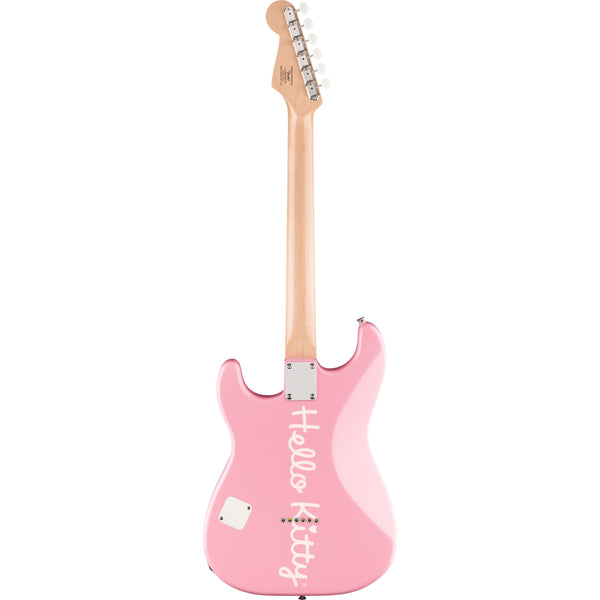 Fender Squier X Hello Kitty Pink Stratocaster-Guitar & Bass-Squier-Logans Pianos