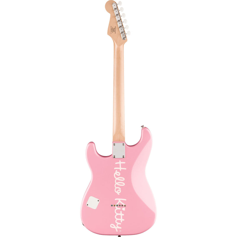 Fender Squier X Hello Kitty Pink Stratocaster-Guitar & Bass-Squier-Logans Pianos