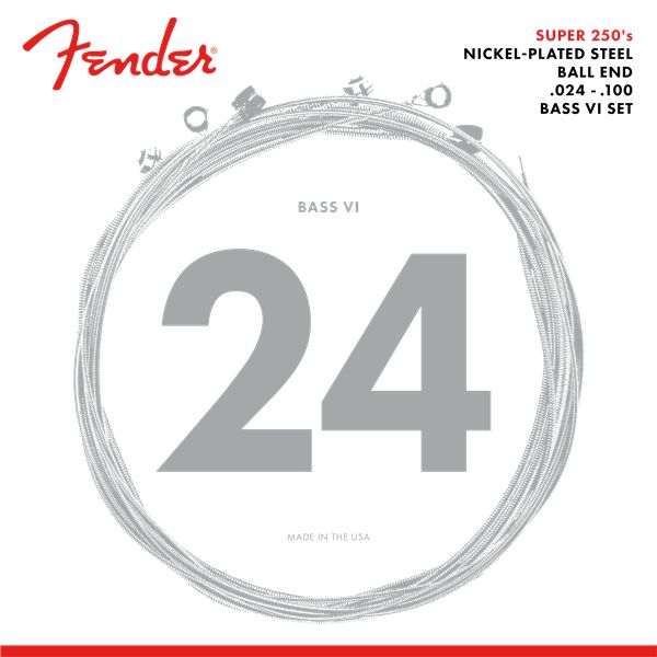 Fender Super 250 Bass VI Strings-Guitar & Bass-Fender-.024-Logans Pianos