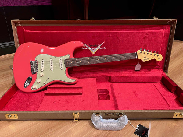 Fender Vintage Custom 1959 Stratocaster NOS-Guitar & Bass-Fender-Fiesta Red-Logans Pianos