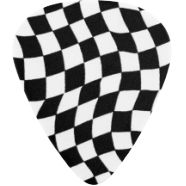 Fender Wavy Checkerboard 351 CELLULOID PICKS - 8 Picks-Guitar & Bass-Fender-Logans Pianos