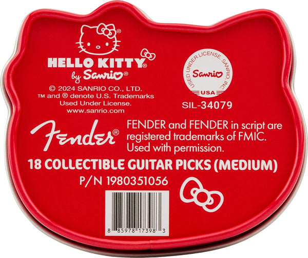 Fender x Hello Kitty Pick Tin (18 Pack)-Guitar & Bass-Fender-Logans Pianos