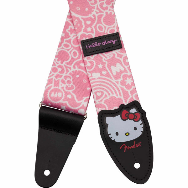 Fender x Hello Kitty Polyester Strap-guitar straps-Fender-Logans Pianos