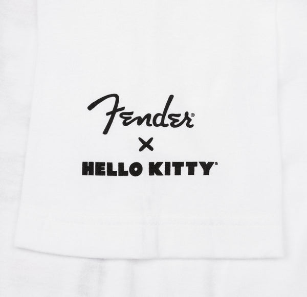 Fender x Hello Kitty Sleeve Hit Logo Tee-Gretsch-Small-Logans Pianos