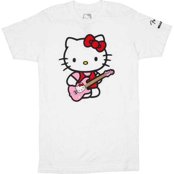 Fender x Hello Kitty Sleeve Hit Logo Tee-Gretsch-Small-Logans Pianos