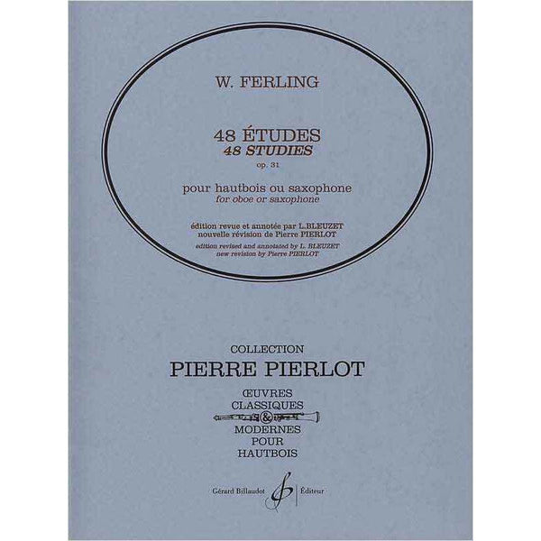 Ferling 48 Studies Op. 31 for Oboe-Sheet Music-Gerard Billaudot Editeur-Logans Pianos