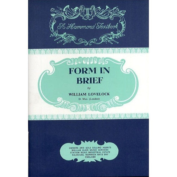 Form In Brief-Sheet Music-G. Henle Verlag-Logans Pianos