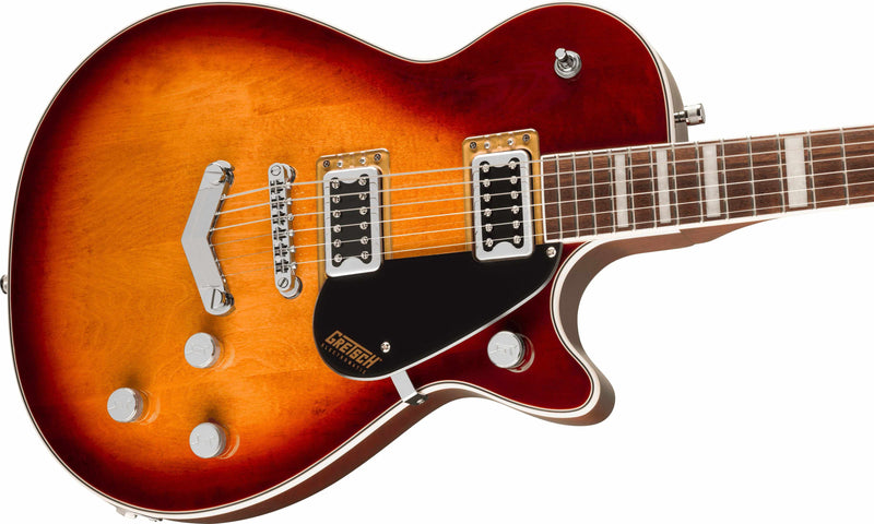 Gretsch G5220 Electromatic Jet BT Single-Cut with V-Stoptail-Guitar & Bass-Gretsch-Sweet Tea-Logans Pianos