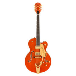 Gretsch Nashville® Hollow Body with String-Thru Bigsby®-Guitar & Bass-Gretsch-Orange Stain-Logans Pianos