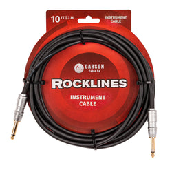 Guitar Cable 10' ROCKLINES Carson-Guitar & Bass-Carson-Logans Pianos