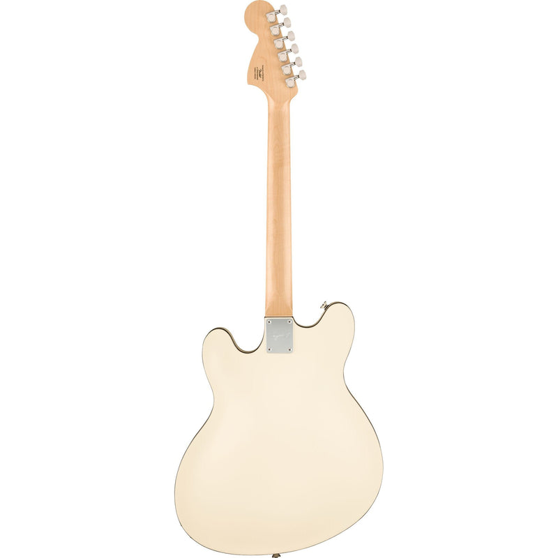 Squier Affinity Series Starcaster Deluxe Guitar-Guitar & Bass-Squier-Olympic White-Logans Pianos