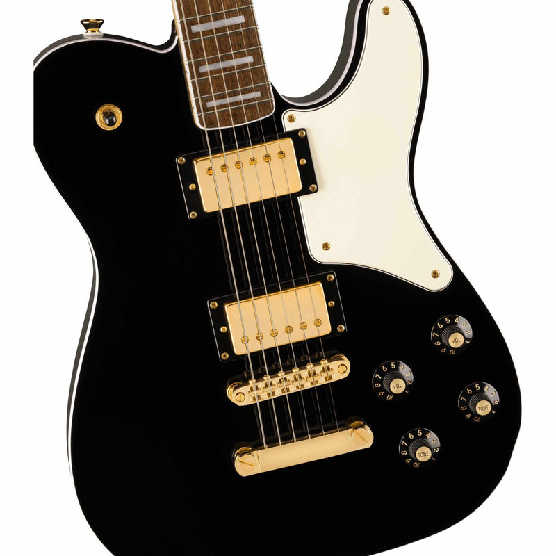 Squier Ltd. Paranormal Troublemaker Telecaster Deluxe-Guitar & Bass-Fender-Black-Logans Pianos