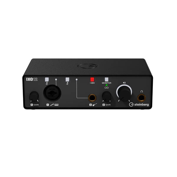 Steinberg IXO12 Audio Interface-Live Sound & Recording-Steinberg-Black-Logans Pianos