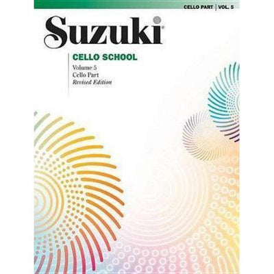 Suzuki Cello School - Volume 5-Sheet Music-Suzuki-Cello Part Book Only-Logans Pianos