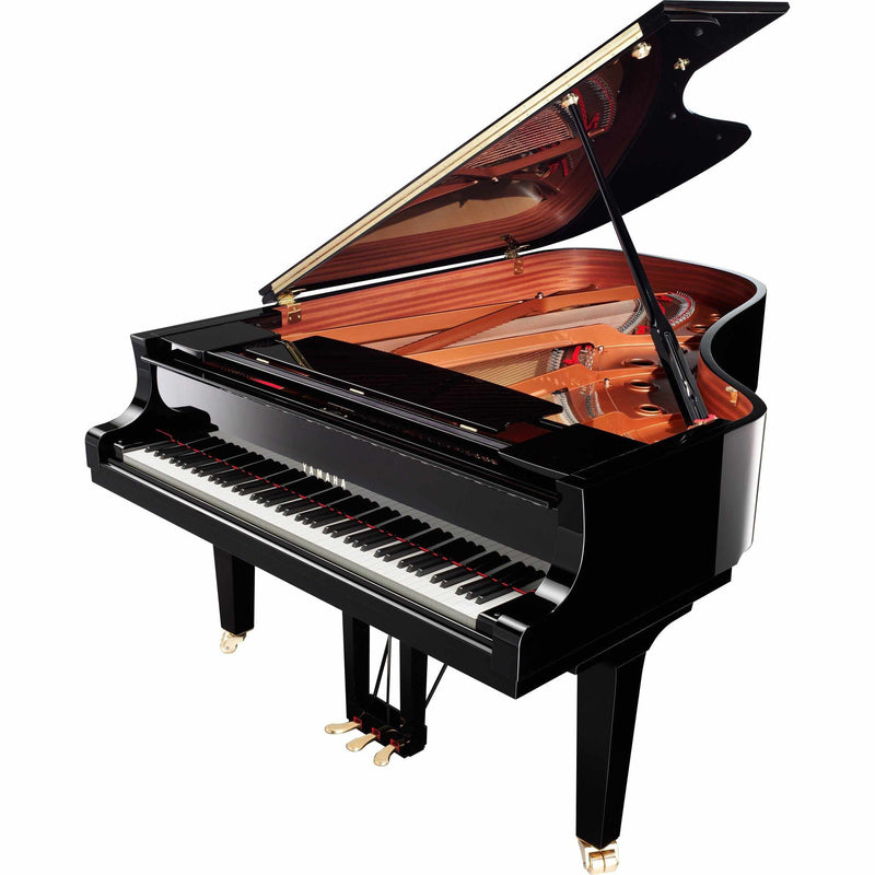 Yamaha C6XPE Concert Grand Piano-Piano & Keyboard-Yamaha-Polished Ebony-Logans Pianos