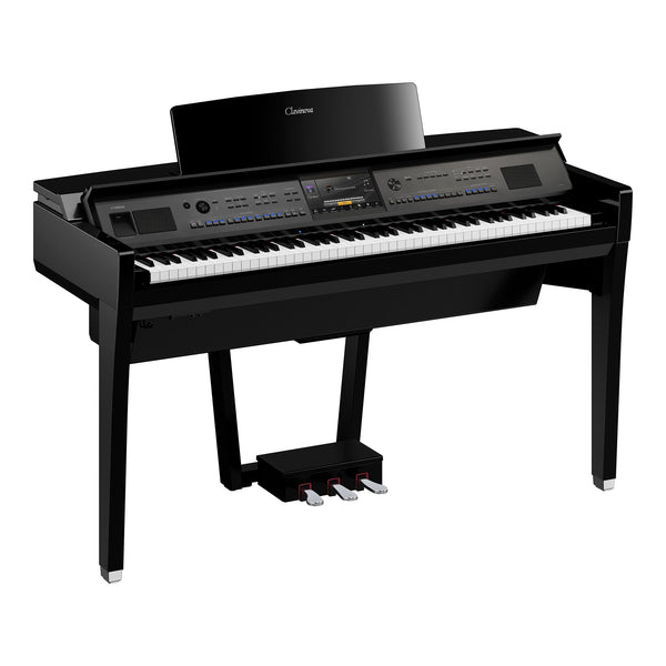 Yamaha Clavinova CVP-909 Digital Piano-Piano & Keyboard-Yamaha-Polished Ebony-Logans Pianos