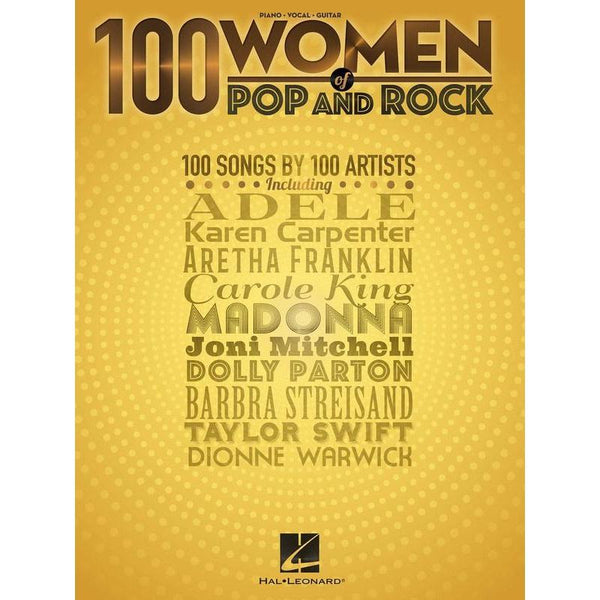 100 Women of Pop and Rock-Sheet Music-Hal Leonard-Logans Pianos