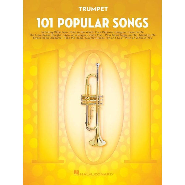 101 Popular Songs for Trumpet-Sheet Music-Hal Leonard-Logans Pianos