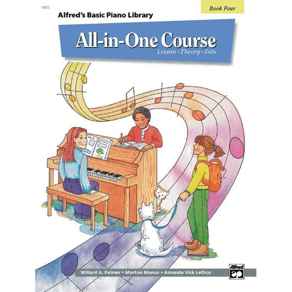 Alfred's Basic Piano Course: All-In-One Book 4-Sheet Music-Alfred Music-Logans Pianos