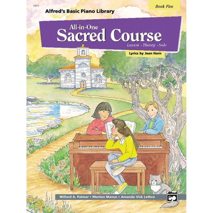 Alfred's Basic Piano Course: All-In-One Sacred Book 5-Sheet Music-Alfred Music-Logans Pianos