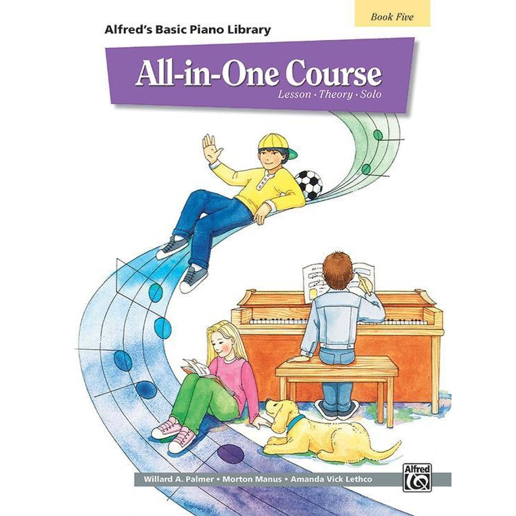 Alfred's Basic Piano Course: All in One Book 5-Sheet Music-Alfred Music-Logans Pianos