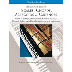 Alfred's Basic Piano Course: Complete Book of Scales, Chords, Arpeggios & Cadences-Sheet Music-Alfred Music-Logans Pianos