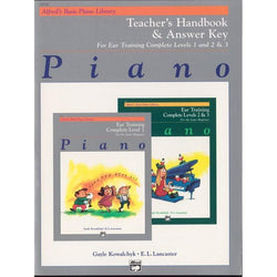 Alfred's Basic Piano Course: Ear Training Teacher's Handbook 1-3-Sheet Music-Alfred Music-Logans Pianos