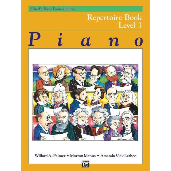 Alfred's Basic Piano Course: Repertoire 3-Sheet Music-Alfred Music-Logans Pianos