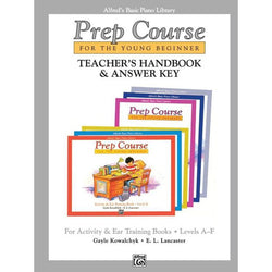 Alfred's Basic Piano Prep Course: Activity & Ear Training Teacher A-F-Sheet Music-Alfred Music-Logans Pianos