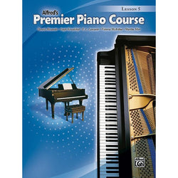 Alfred's Basic Premier Piano Course: Lesson 5-Sheet Music-Alfred Music-Book-Logans Pianos