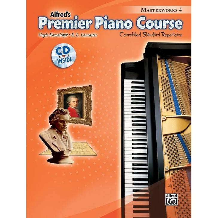 Alfred's Basic Premier Piano Course: Masterworks 4-Sheet Music-Alfred Music-Logans Pianos