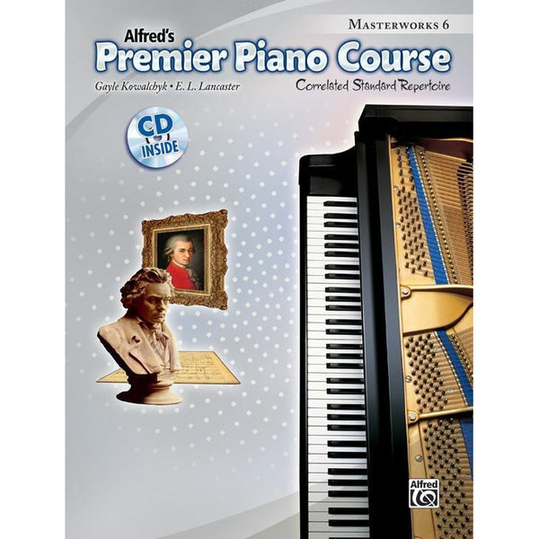 Alfred's Basic Premier Piano Course: Masterworks 6-Sheet Music-Alfred Music-Logans Pianos