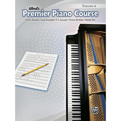 Alfred's Basic Premier Piano Course: Theory 6-Sheet Music-Alfred Music-Logans Pianos