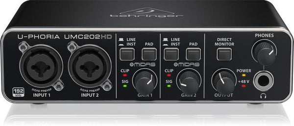 Behringer U-Phoria UMC202HD Audio Interface