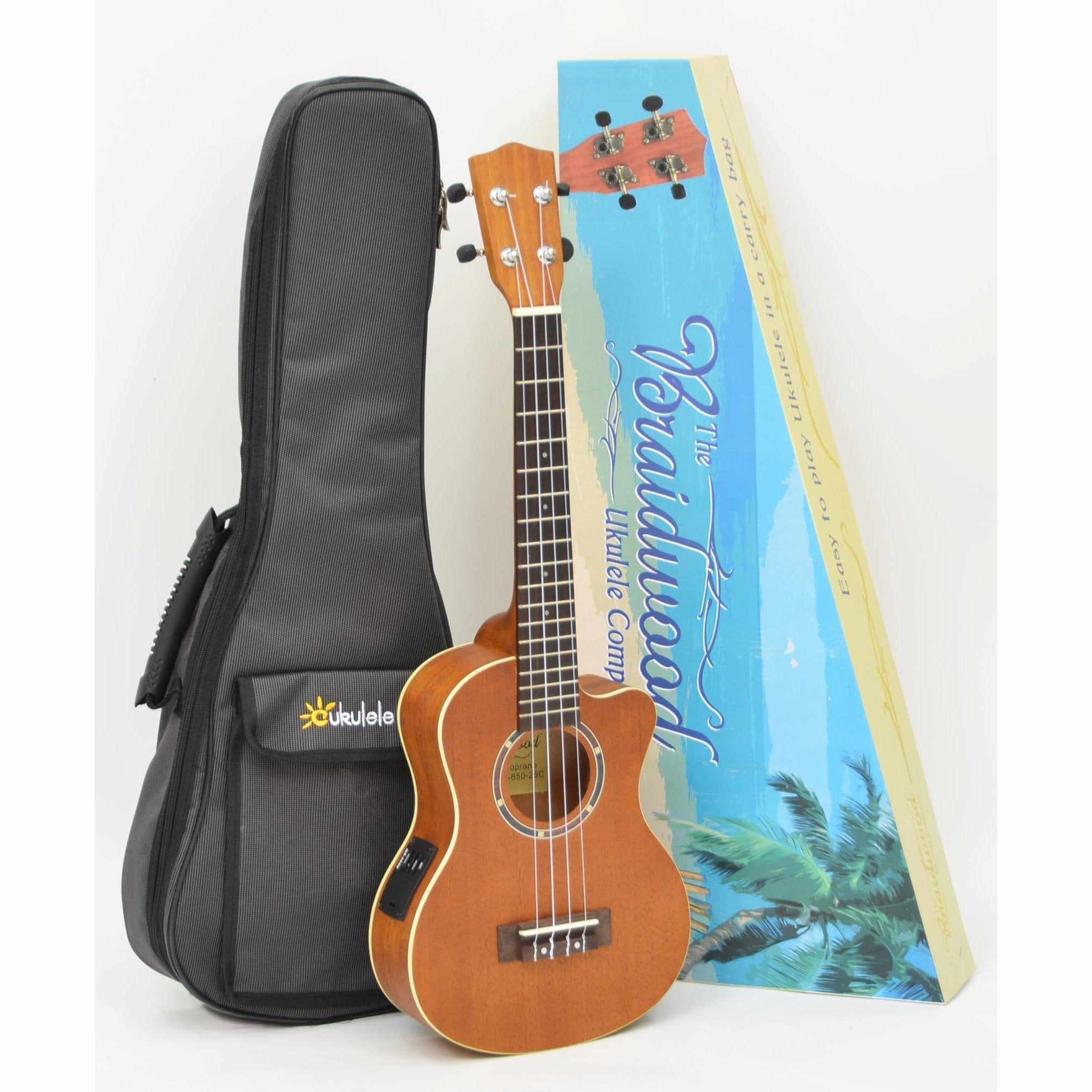 Acoustic electric deals tenor ukulele