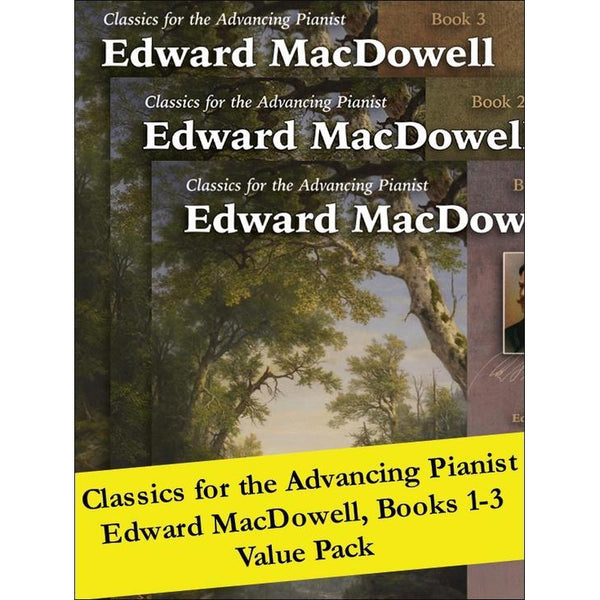 Classics for the Advancing Pianist: Edward MacDowell, 1-3 Value Pack-Sheet Music-Alfred Music-Logans Pianos