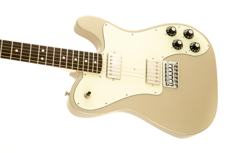 Fender Chris Shiflett Telecaster Deluxe Electric Guitar-Guitar & Bass-Fender-Shoreline Gold-Logans Pianos