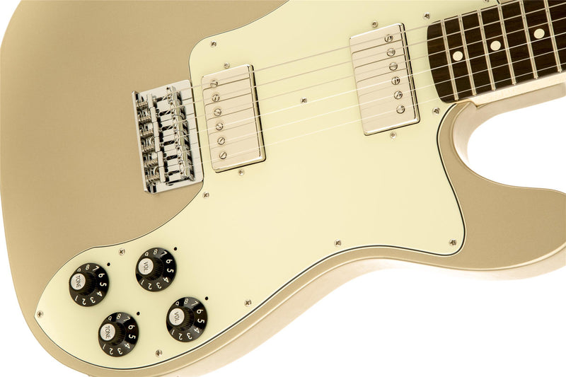 Fender Chris Shiflett Telecaster Deluxe Electric Guitar-Guitar & Bass-Fender-Shoreline Gold-Logans Pianos