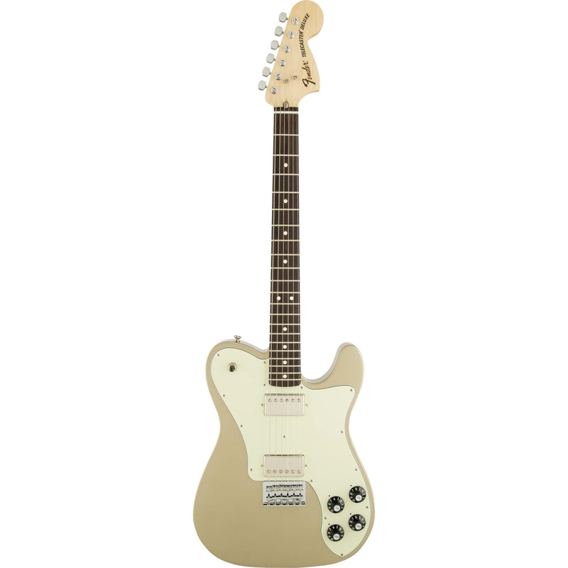 Fender Chris Shiflett Telecaster Deluxe Electric Guitar-Guitar & Bass-Fender-Shoreline Gold-Logans Pianos