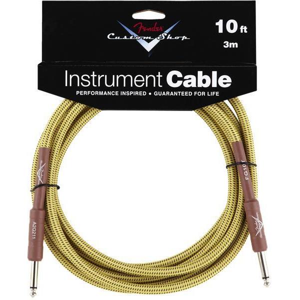 Fender® Custom Shop Cable, 10'-Guitar & Bass-Fender-Tweed-Logans Pianos