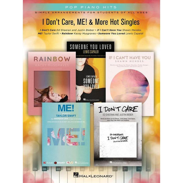 I Don't Care, Me! & More Hot Singles-Sheet Music-Hal Leonard-Logans Pianos