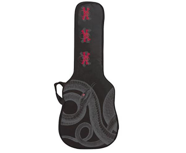 Kaces Grafix Bass Guitar Bag - Snake Skulls-Guitar & Bass-Kaces-Logans Pianos