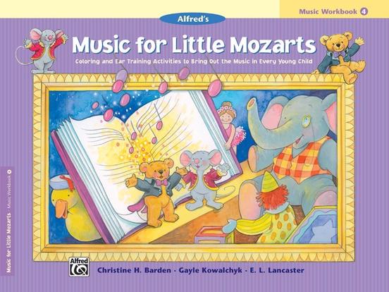 Music for Little Mozarts: Music Workbook 4-Sheet Music-Alfred Music-Logans Pianos